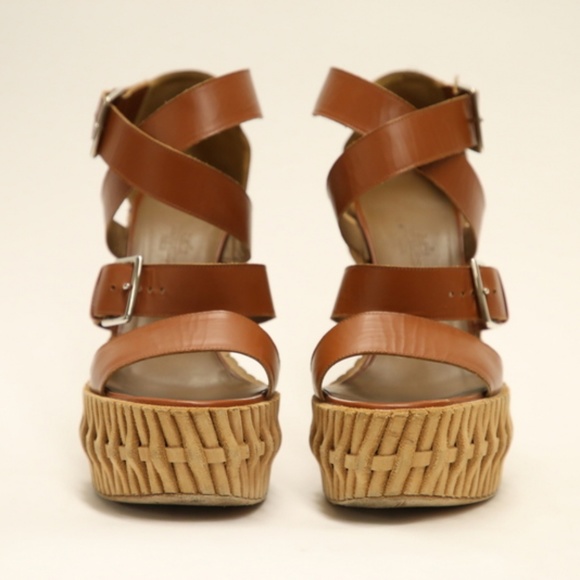 Hermes Celeste Wedge Sandal - Picture 4 of 8